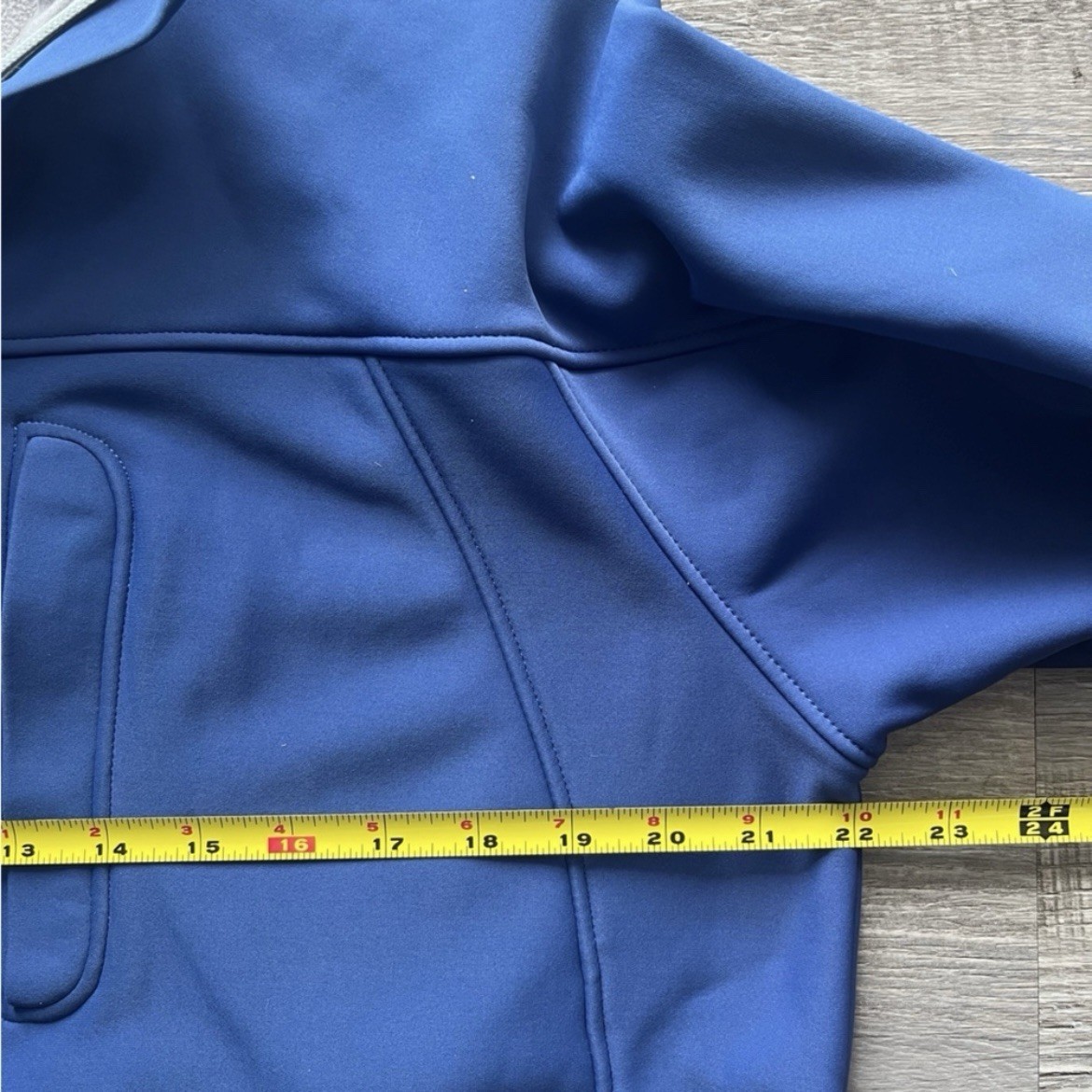 LL Bean Windproof Softshell Jacket Carbon Navy Fu… - image 7