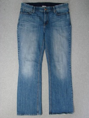 UD11442 2009 *LEVI'S* 525 PERFECT WAIST BOOT CUT WOMENS JEANS sz14M DISTRESSED!