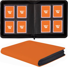 128 Pockets Toploader Binder Holds Top Loaders, 4-Pocket Top Loaders Binder Albu