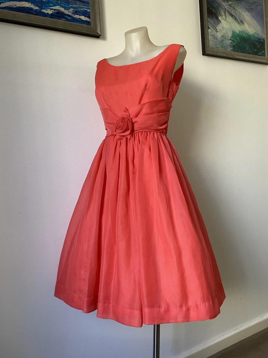orange gradient dress Orange Sunset Gradient Halter Ruffles Vintage Short Party Dress, DP365 –  DSProm