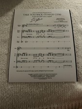FRANK STALLONE Signed 8x10 TAKE YOU BACK Song Sheet Music ROCKY MOVIE AUTOGRAPH