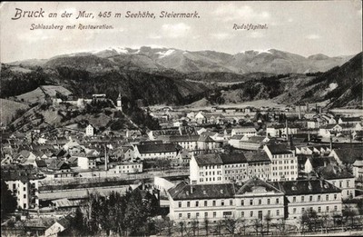 Bruck an der Mur, Styria, Schlossberg with restoration