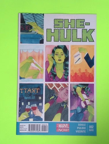 She-Hulk #2 - 2nd print Vol. 3 2014 Marvel Comics Variant High Grade W115-219