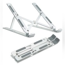 Foldable Lap Stand Computer Holder Bracket 6-Level Adjustable Height Laptop