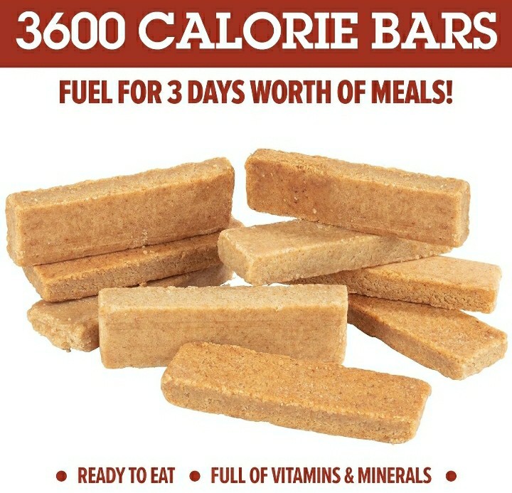 Emergency Food Rations- 3600 Calorie Bar (Vanilla Poundcake) | eBay