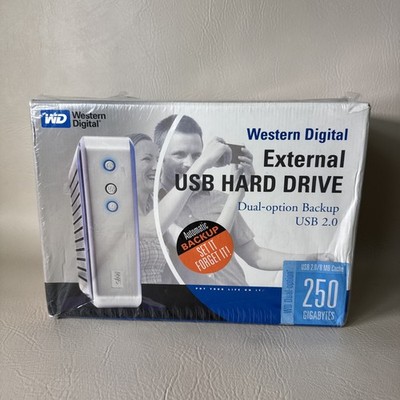 Western Digital WD2500B015 External USB 2.0 Hard Drive Dual-Option 250GB SEALED