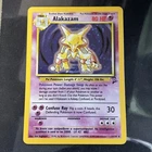 WOTC Pokémon TCG Alakazam #11/130 Base Set 2 Holo Rare 80 HP 2000 English MP