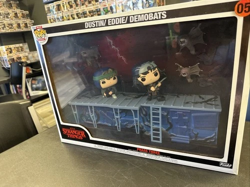 Funko Pop! Deluxe Moment Stranger Things Phase 3, Dustin/Eddie/Demobats, #05