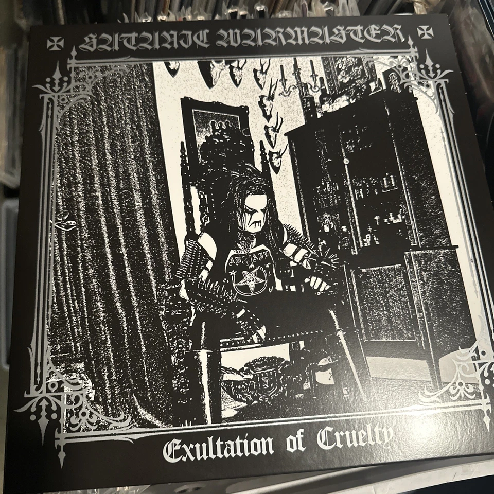 Satanic Warmaster – Exultation Of Cruelty LP 2025 Werewolf Records EVIL-XUL *NEW - Image 2 of 4
