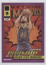 2021-22 Panini Donruss Net Marvels Press Proof Purple Stephen Curry #7 00zd