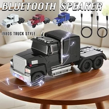 Car Truck Portable Bluetooth Speaker Rechargeable W/USBPort/FM Radio/Aux Inputs