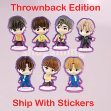 TINY TAN McDonalds Happy Meal Toys 1-7 BTS Throwback Edition Complete Set