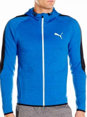 PUMA Herren Kapuzenpullover EVOSTRIPE PROKNIT FULL-ZIP HOODIE XS