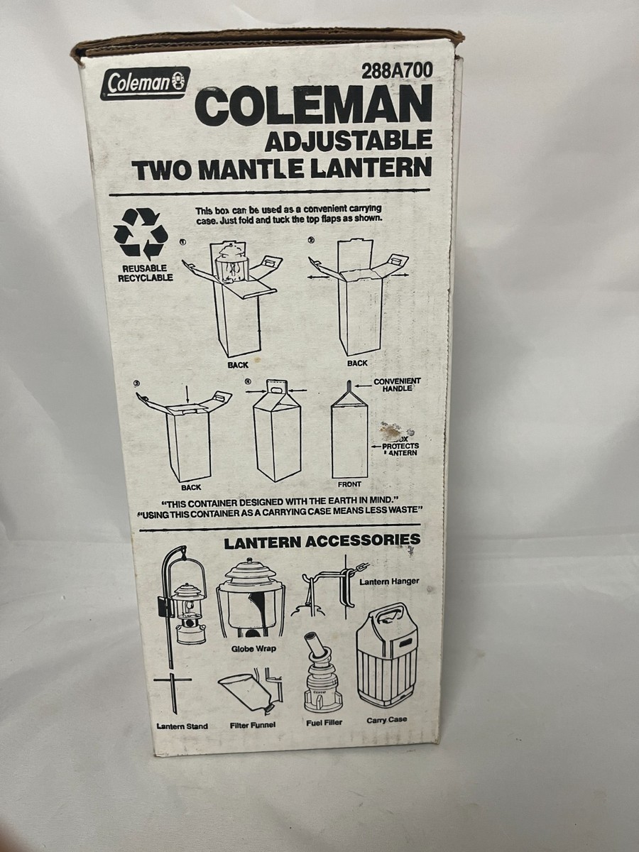 Coleman 2 Mantle Gas Lantern for sale online | eBay