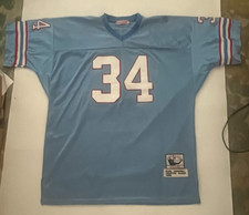 Mitchell & Ness 56 Earl Campbell 1980 Houston Oilers Throwback Authentic Blue