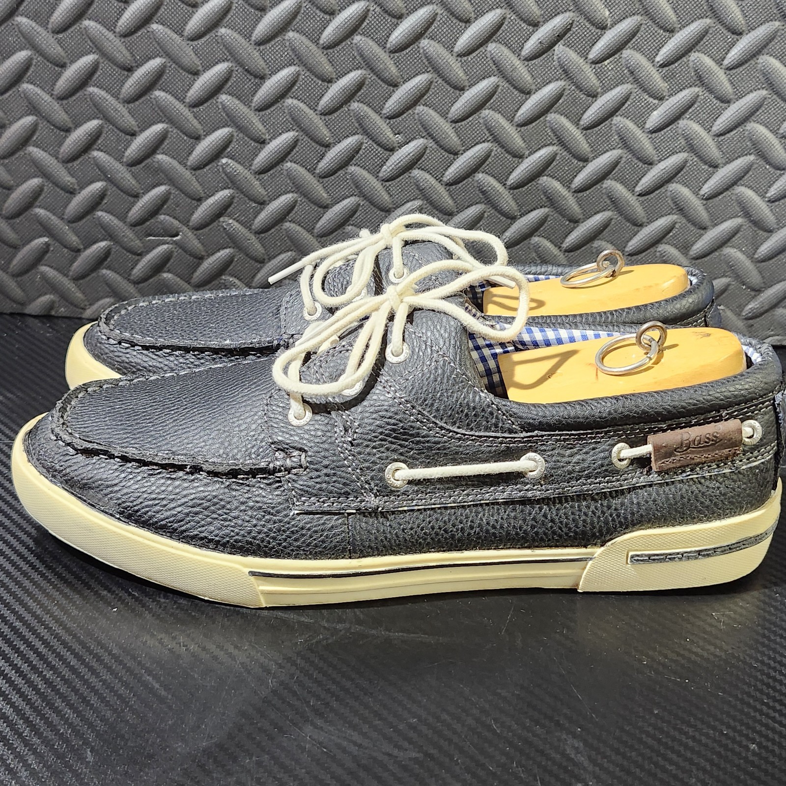 GH Bass Boat Shoes Mens 10 M Casual Slip On Loafers Black Size 13M image 9