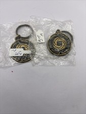 Phoenix Arizona Crescent Hotel Metal Circle Keychain Lot Of 2