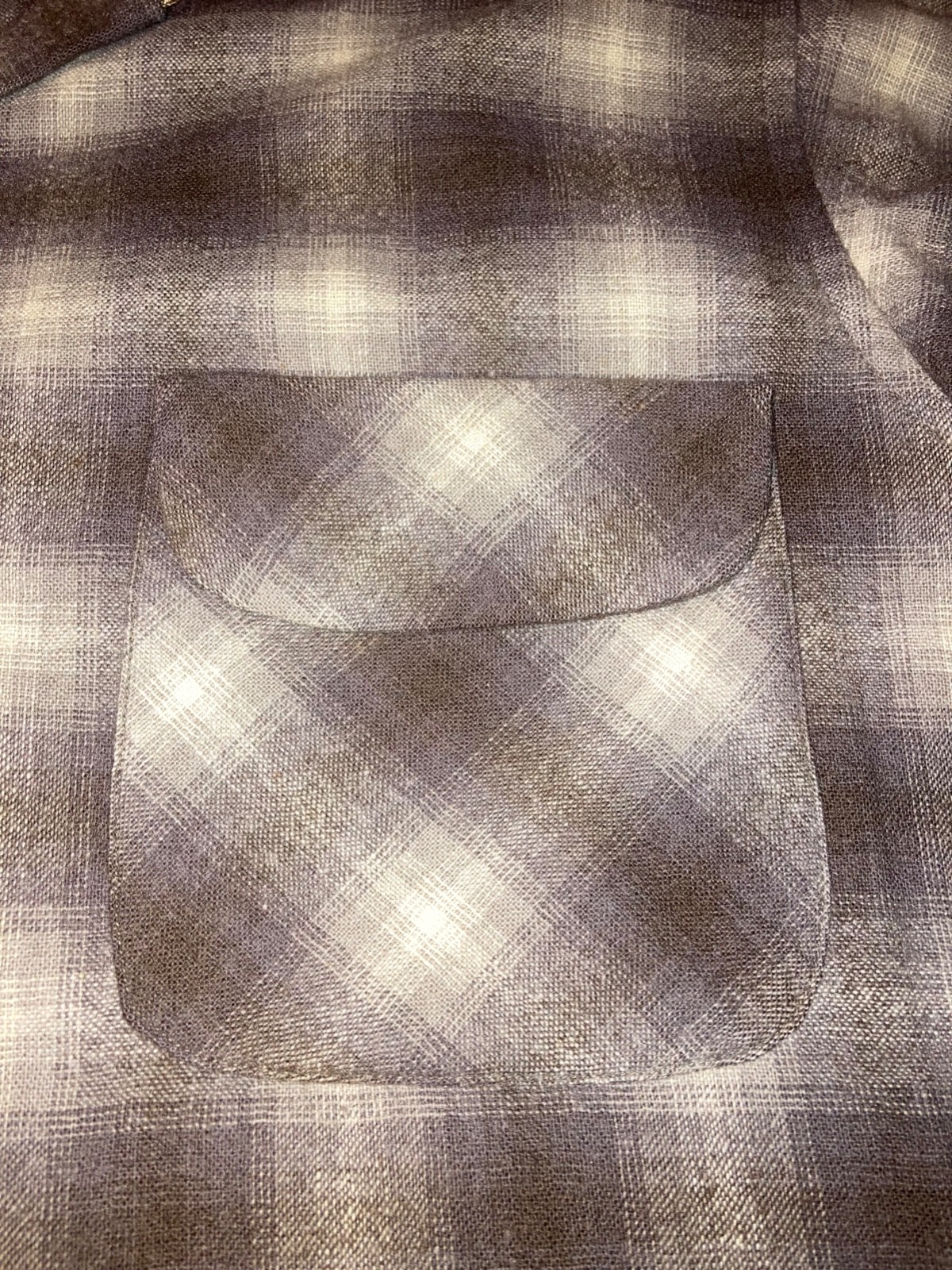 Vintage 1960 Pendleton Wool Loop Collar Board Shi… - image 5