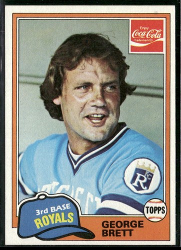 George Brett #2 1981 Coca Cola card