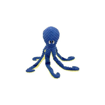 Pet Lou Dotty Friends 2.0 Blue Octopus, 26-inch Height, Pet Toys Supplies