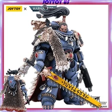 JOYTOY Warhammer 40K 1/18 Action Figure Space Wolves Ragnar Blackmane Model Toys