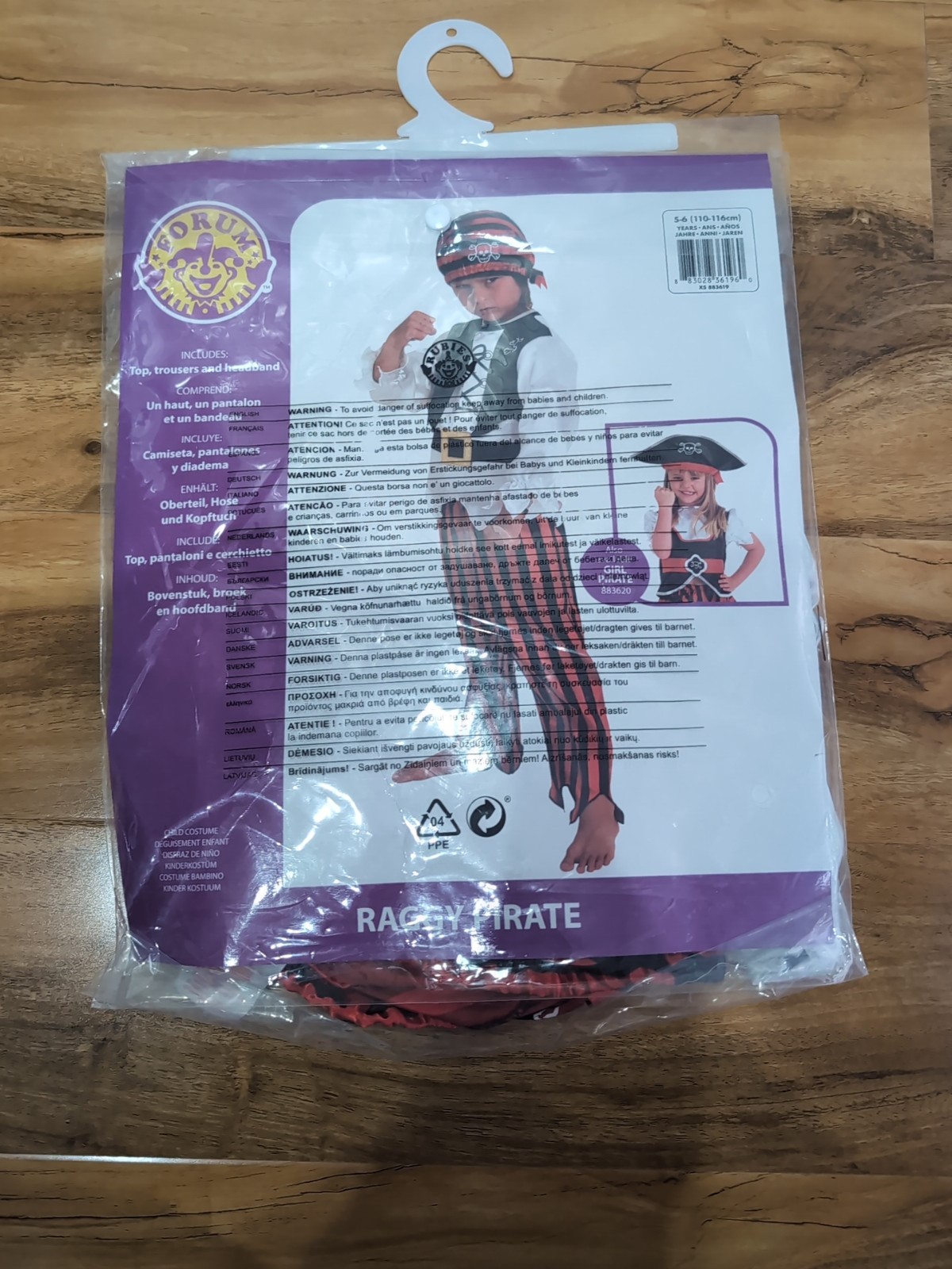 Disfraz de Piratas Disfraz Edad 5-6 Años (8)