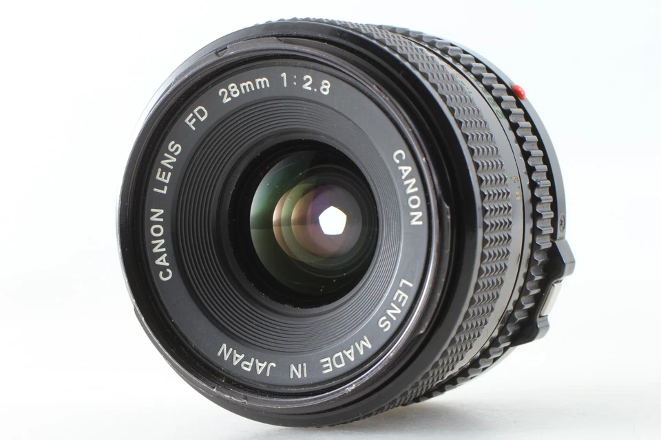 [NEAR MINT W/Flash] Canon AE-1 Black SLR Camera W/ Lens FD 28mm f/2.8 From JAPAN - Image 2 of 4