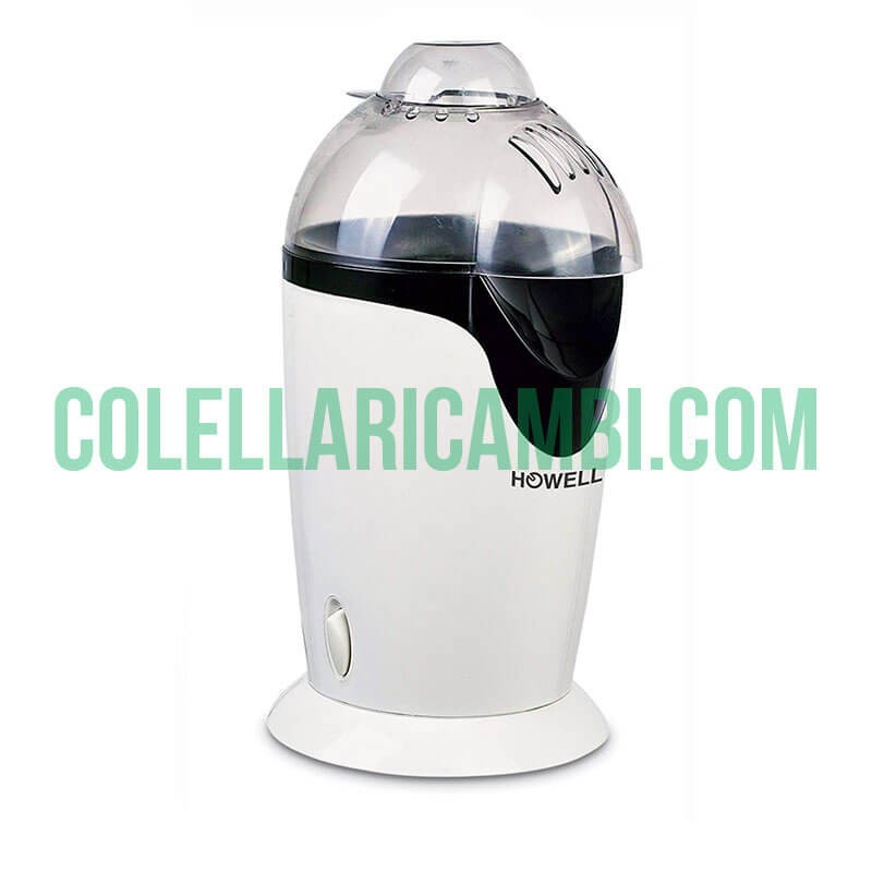 Macchina Popcorn Howell HPC512 - Pronti in 3 Minuti, Zero Olio, 1200W