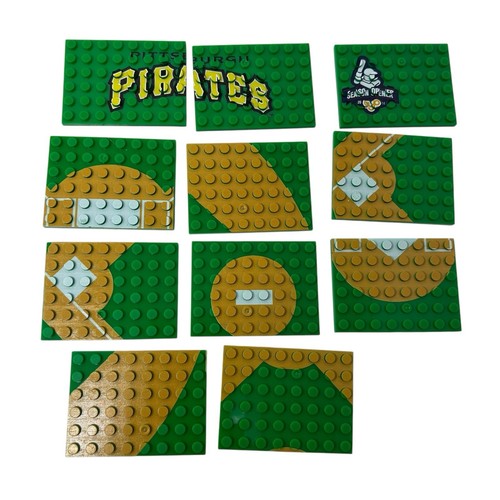 Pittsburgh Pirates Mini 10 Figure Game Time Set Field Baseball MLB 157 Pcs - Picture 8 of 15
