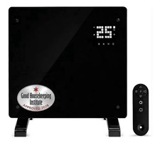 Devola Wifi Enabled Smart Electric Glass Panel Heater 1000W Alexa Heating