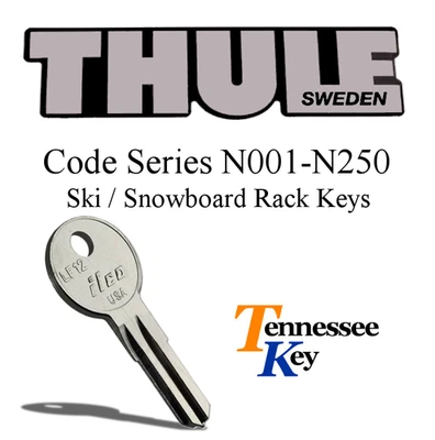 ILCO / THULE AFTER MARKET THULE Key Replacement / Keys for Roof & Bike Racks / Cargo Carriers / N001-N250