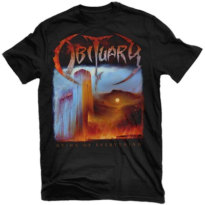 Obituary 'Dying of Everything' (Schwarz) T-Shirt - US Import - NEU & OFFIZIELL!