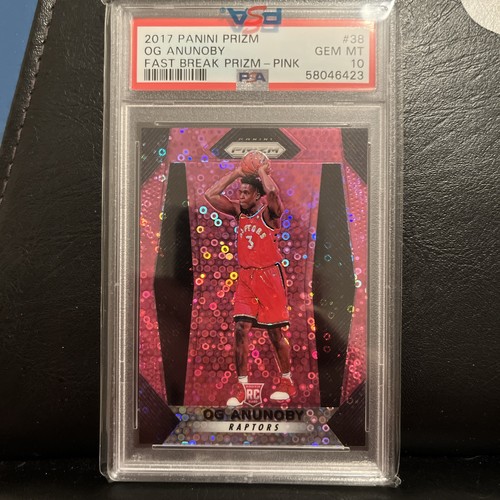 OG Anunoby [Fast Break Prizm Pink] #38 2017 Panini Prizm card