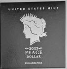 2023-P Peace Silver Dollar Uncirculated in OGP w/ COA