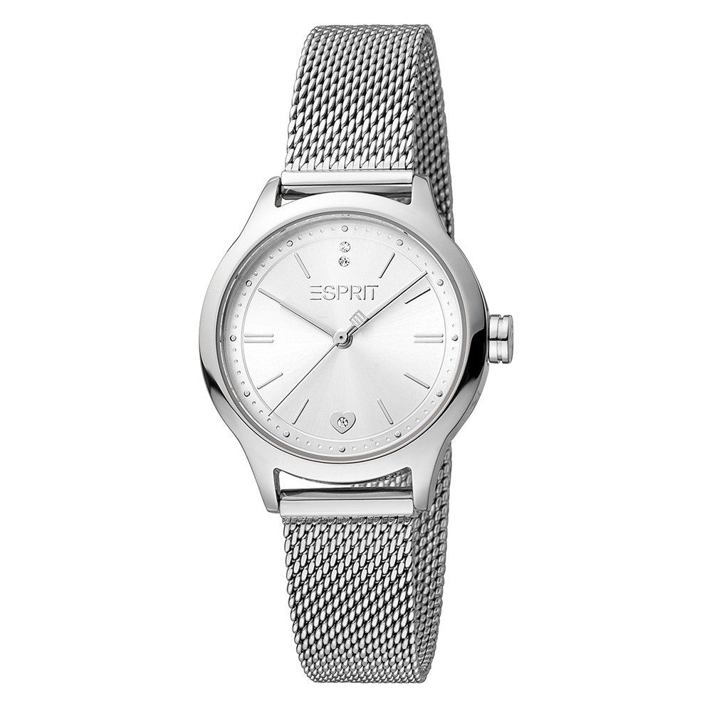 Esprit Women's Love Watch Stainless Steel Mesh / White