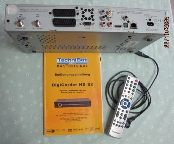 TechniSat DigiCorder HD S2 Plus Satellitenreceiver - Bild 2 von 4