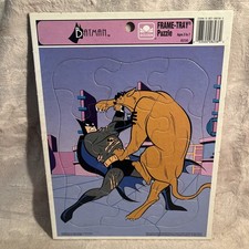 Golden Books 1995 The Adventure Of Batman Robin Jumping Frame Puzzle