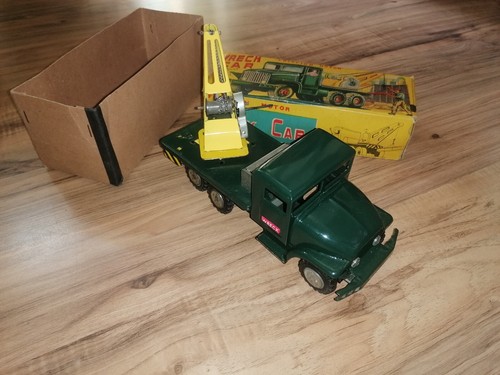 Camión de remolque de colección GMC M135 1953 Haji con motor de fricción, casi como nuevo en caja - Imagen 7 de 11