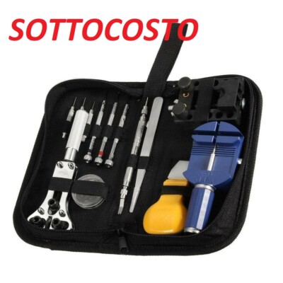 Kit Riparazione Orologi 13 Pezzi Professionale Apri Maglie