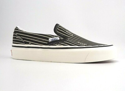 関税込★VANS★OLD SKOOL★ANAHEIM FACTORY CLASSIC SLIP-ON 98 Vans Classic Slip-On 98 DX Anaheim Factory OG Black White