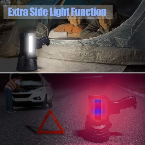 Rechargeable Spotlight, Super Bright 1000,000 LM LED Flashlight Handheld Long - Picture 4 of 7