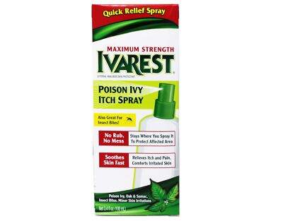 Ivarest Spray Ivarest Maximum Strength Poison Ivy Anti-Itch Spray, Medicated, 3.4 oz ...