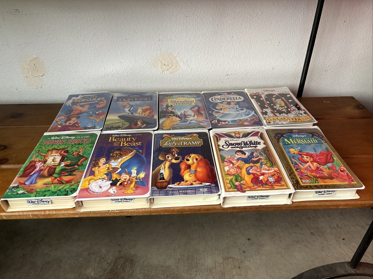 Walt Disney's VHS The Classics & Masterpiece Collection: Set of 10