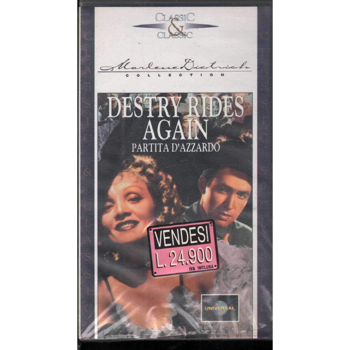 Destry Rides Again VHS George Marshall Univideo - UVS70399 Sealed