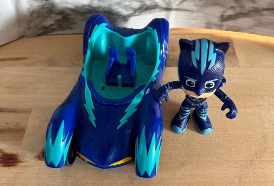 Sac à Dos PJ Masks Sauver Le Ciel - Disney, 100% Nylon, Fermeture éclair - Taille 12x16x5 Pouces