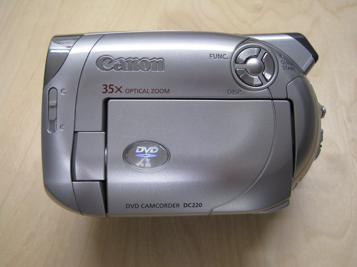 Canon DC220 DVD Camcorder 718122178612| eBay