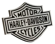 Harley-Davidson Diamond Cut Bar & Shield Logo Metal Hitch Plug, Universal Fit