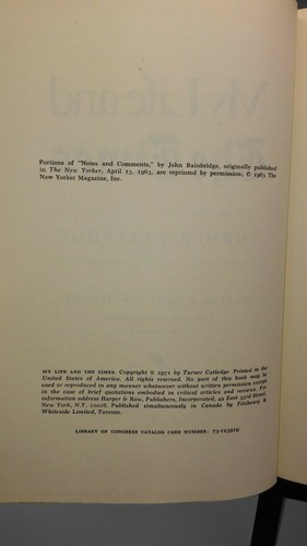 My Life and The Times by Turner Catledge, 1971, HC DJ - Picture 6 of 7