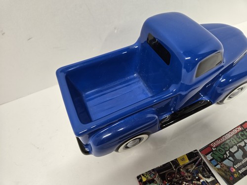 Teleflora Gift Ford F-150 Truck Planter,Dish,Ceramic Blue - Picture 5 of 12