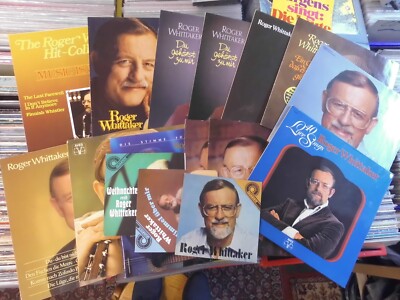 ROGER WHITTAKER 23 SCHALLPLATTEN: IN CONCERT/DU GEHÖRST ZU MIR/TYPISCH/5xAMIGA